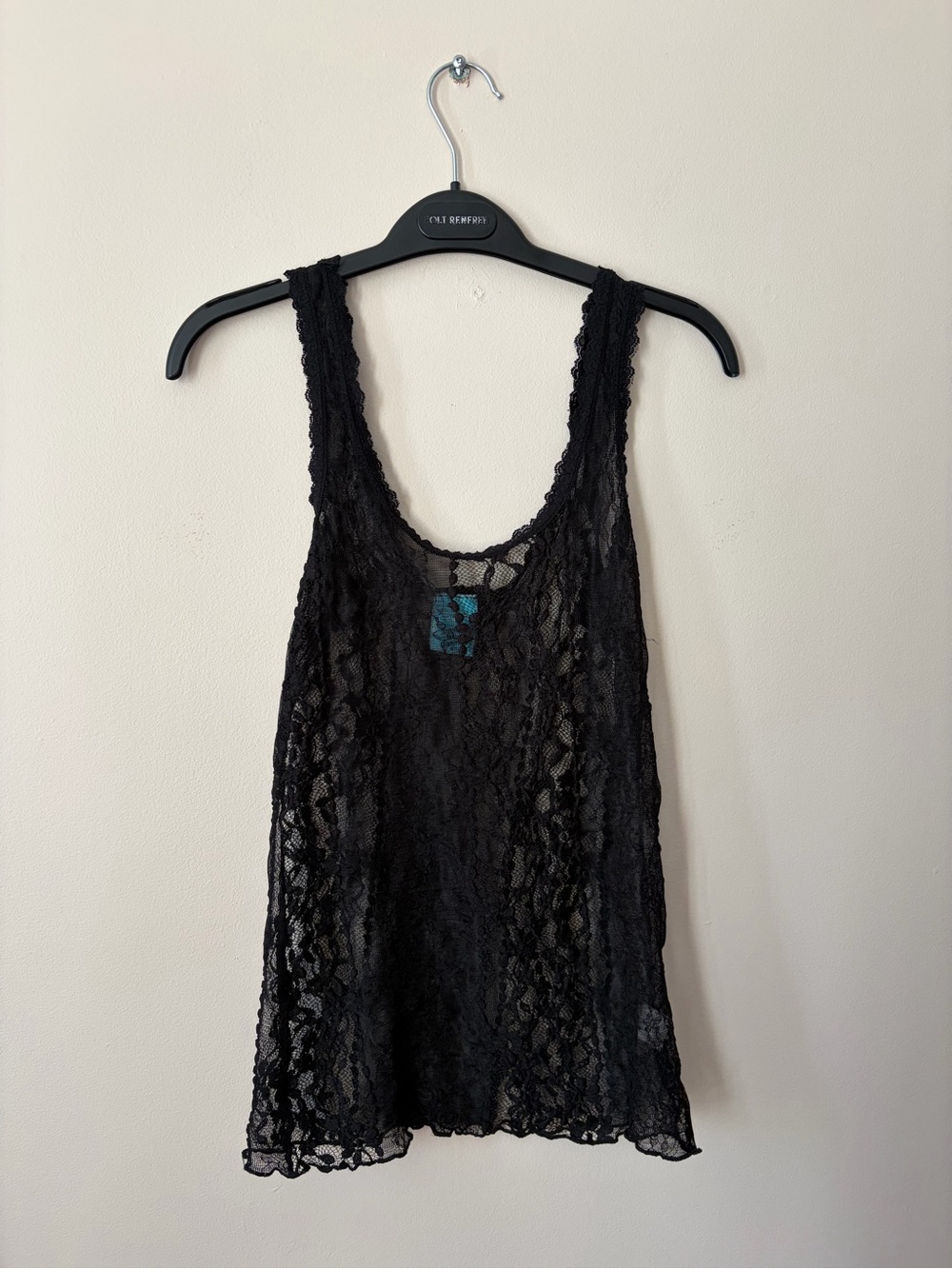 Black Lace Tank Top dentelle